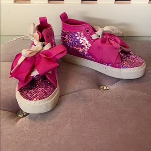 JoJo Siwa Sparkle hightop sneakers